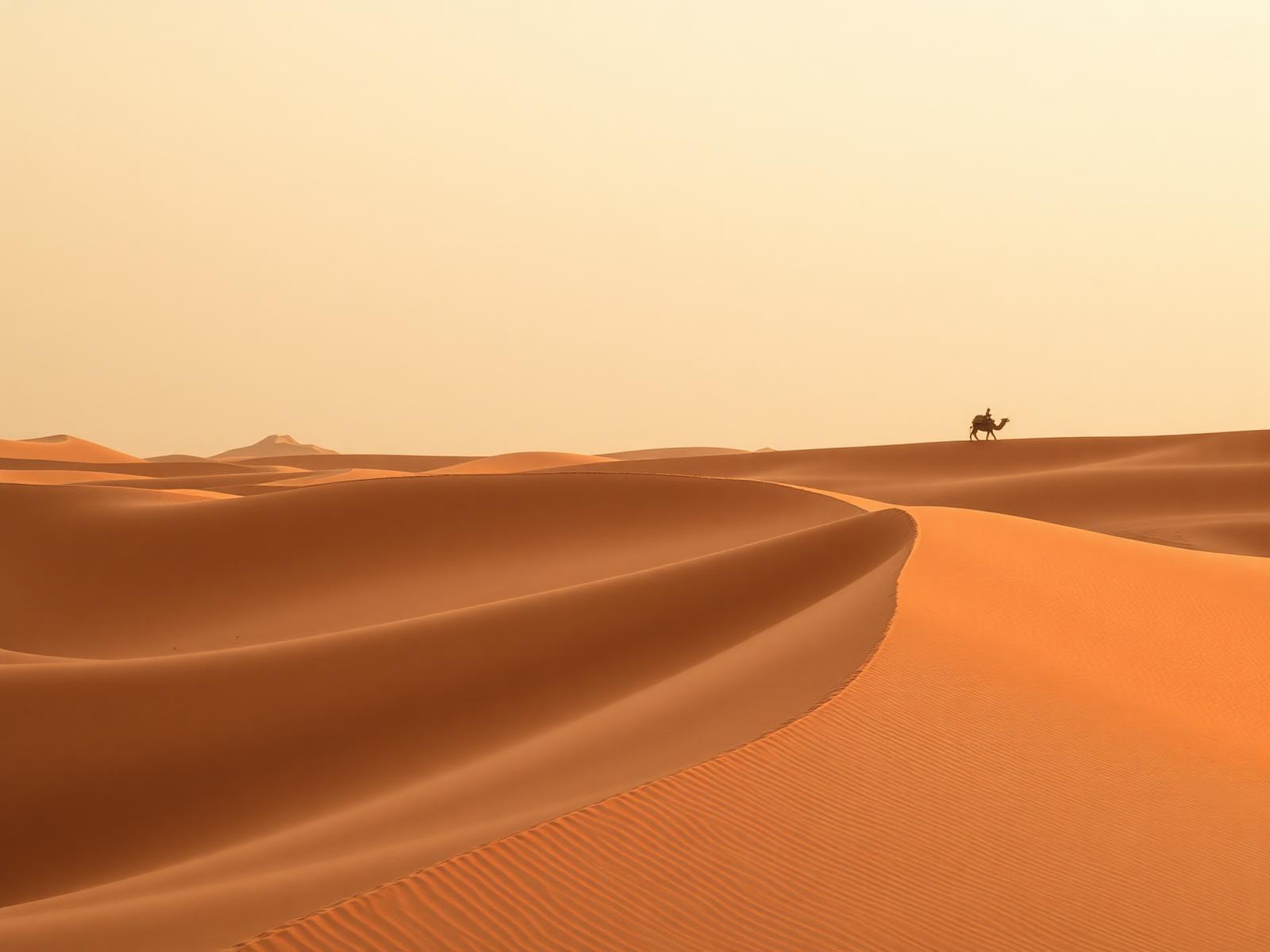 Sahara at dawn
